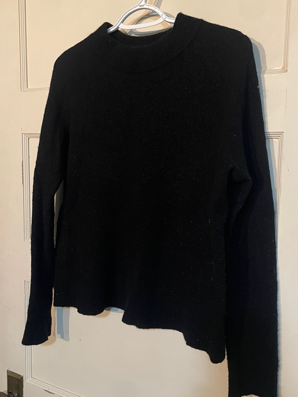 Black Women's Mockneck Sweater
